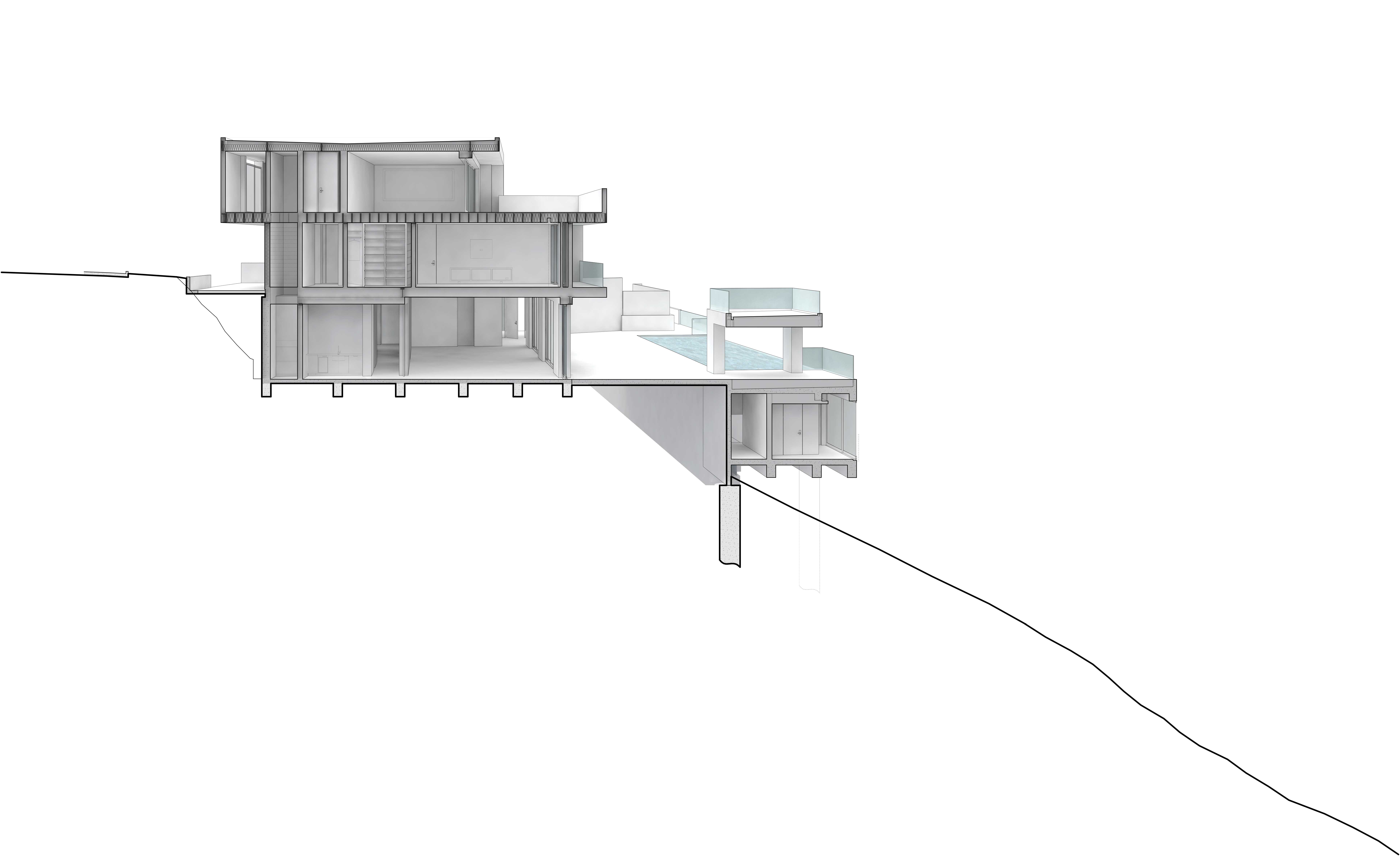 architectural section drawing