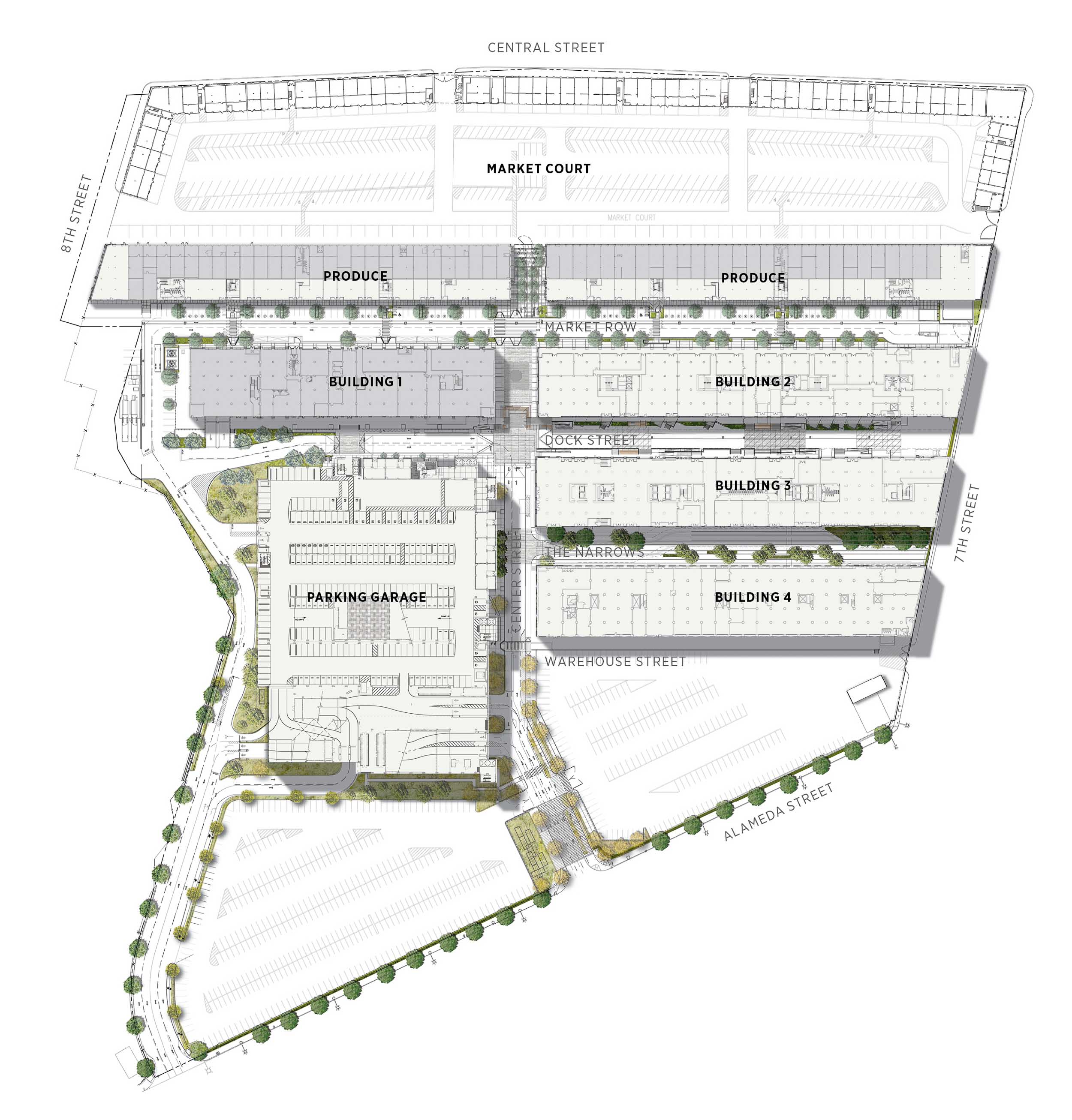 ROW DTLA Site Plan