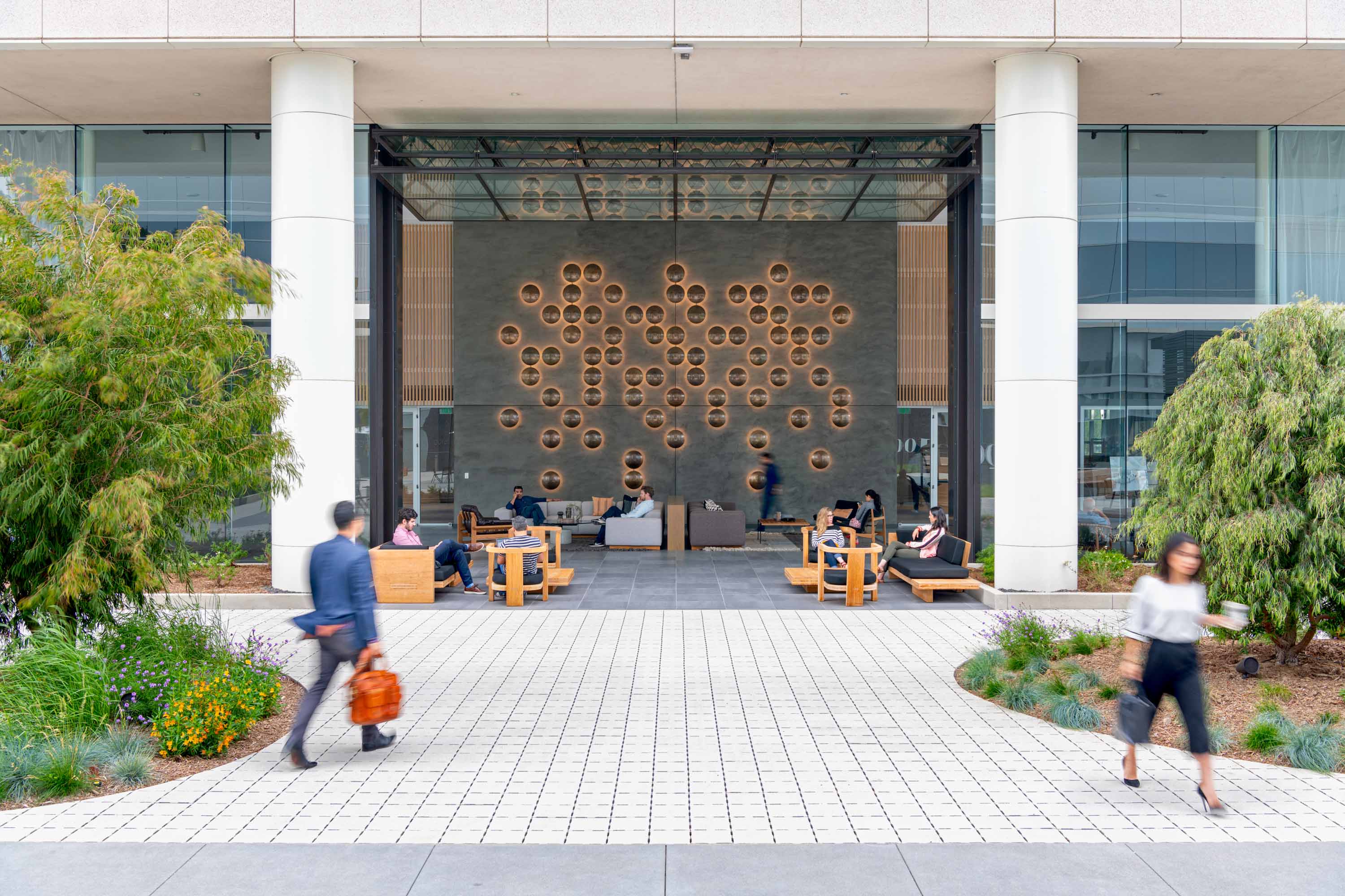 entrance to the workplace at Playa District