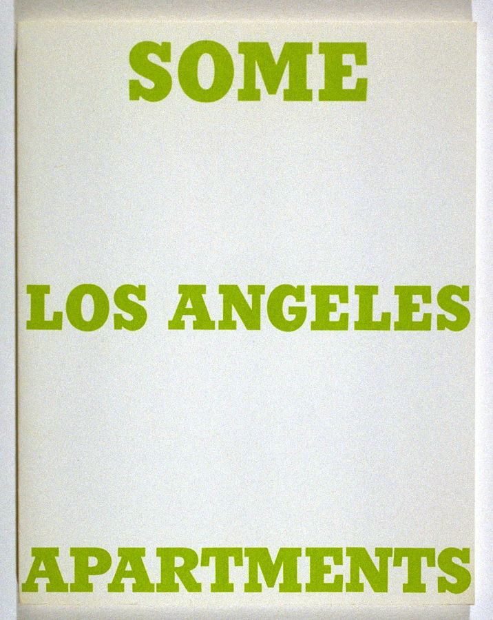 Some Los Angeles Apartments, Ed Ruscha. 1965.