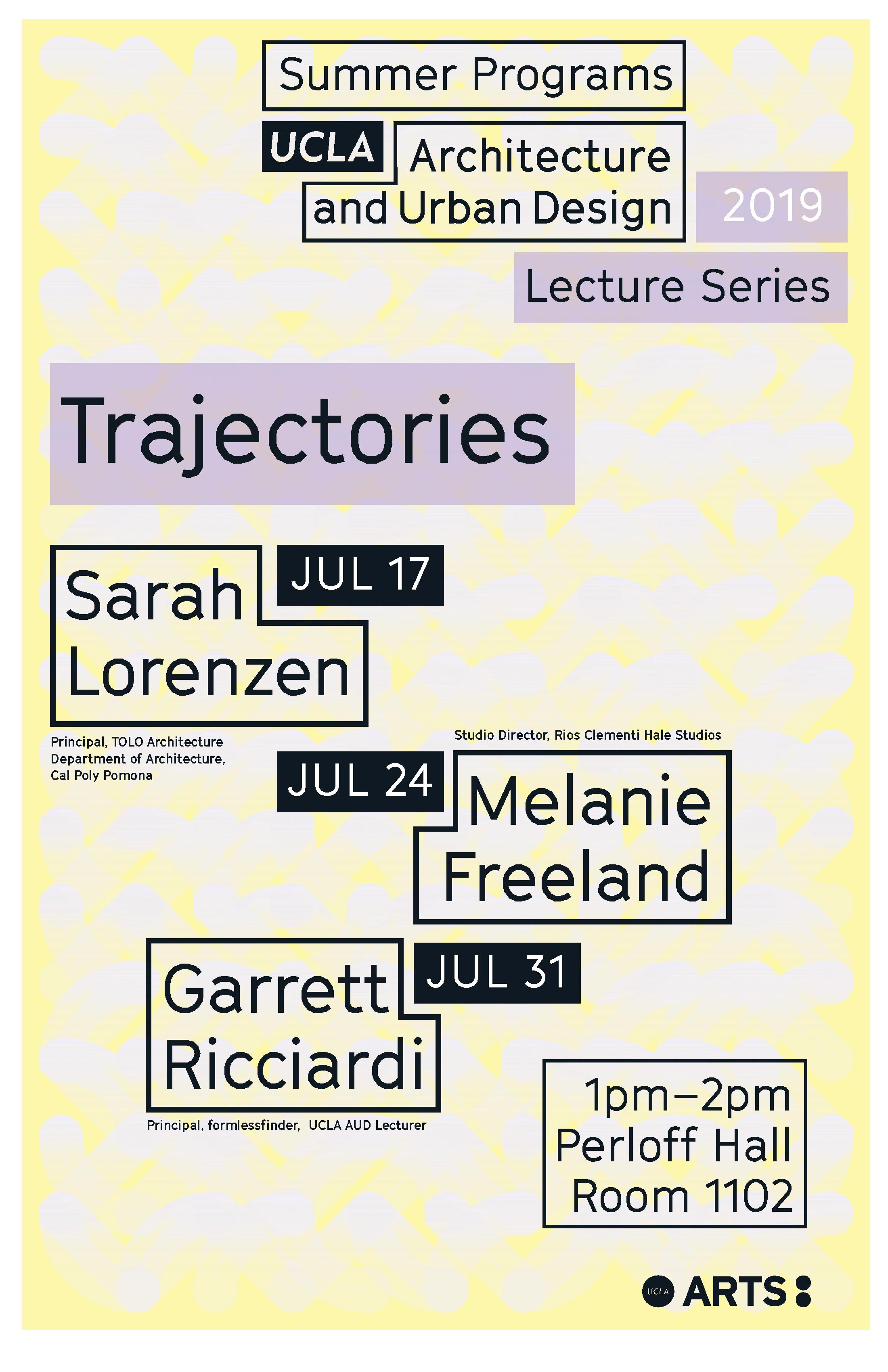 UCLA Lecture series flyer