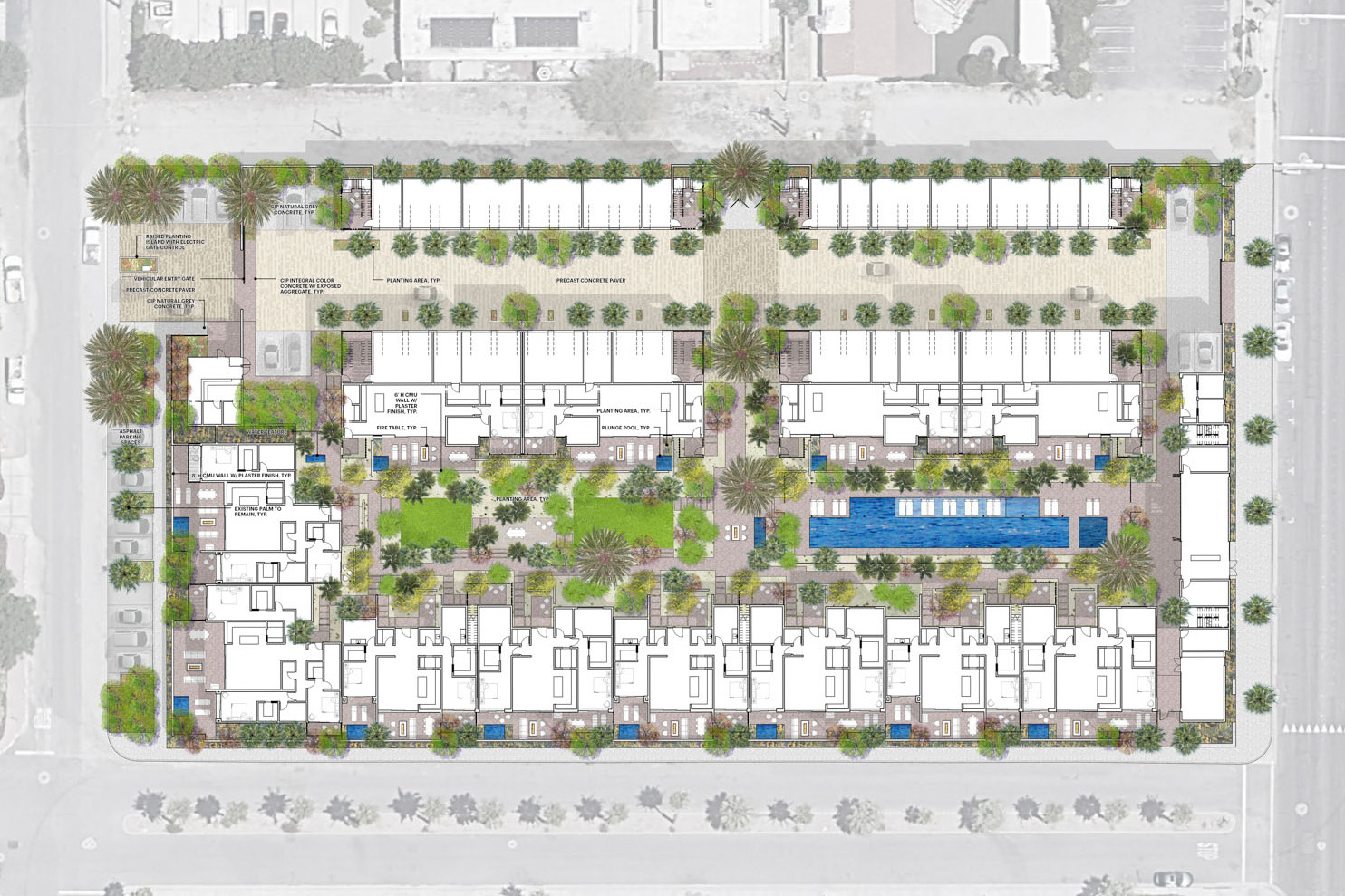 Palm Canyon labeled plans