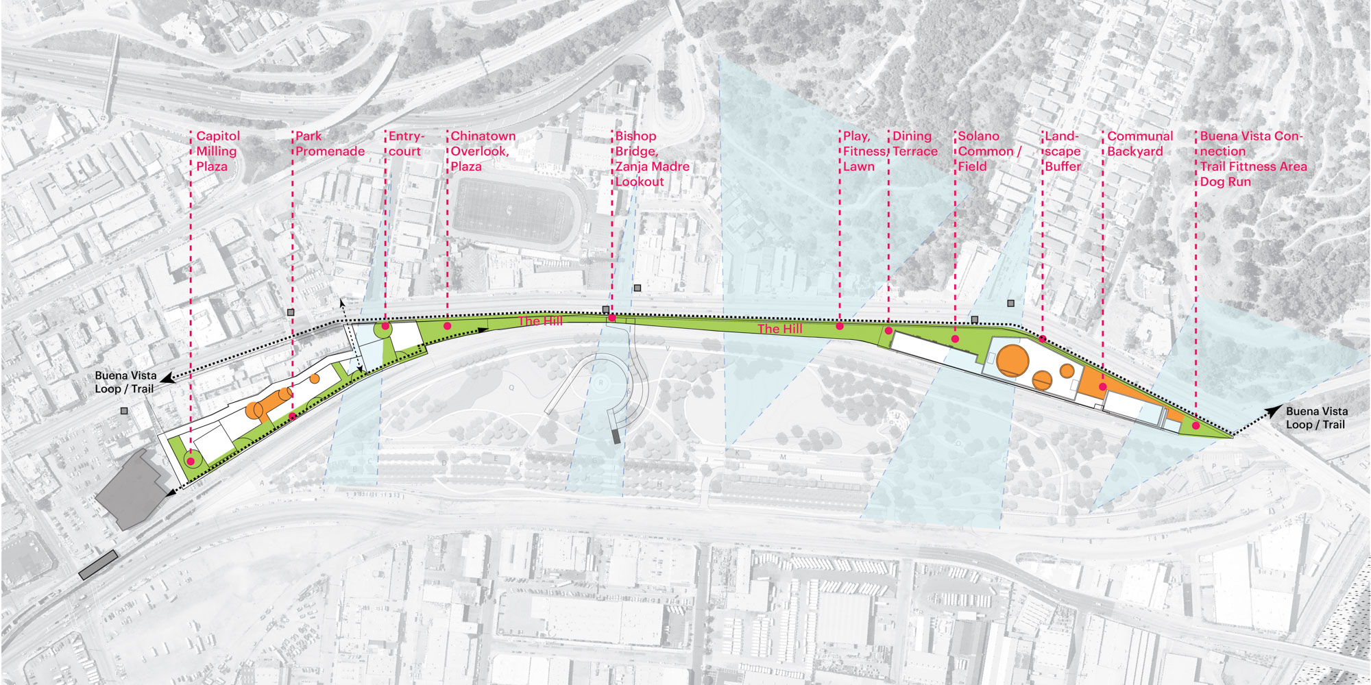 Buena Vista River Lofts site plan