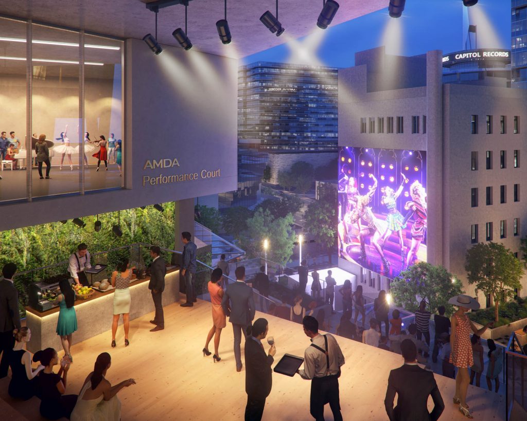 AMDA at Vine Center performance court rendering