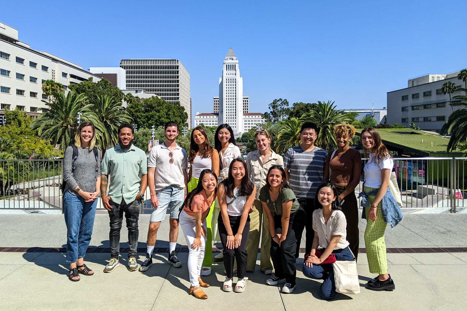 summer internship group photo