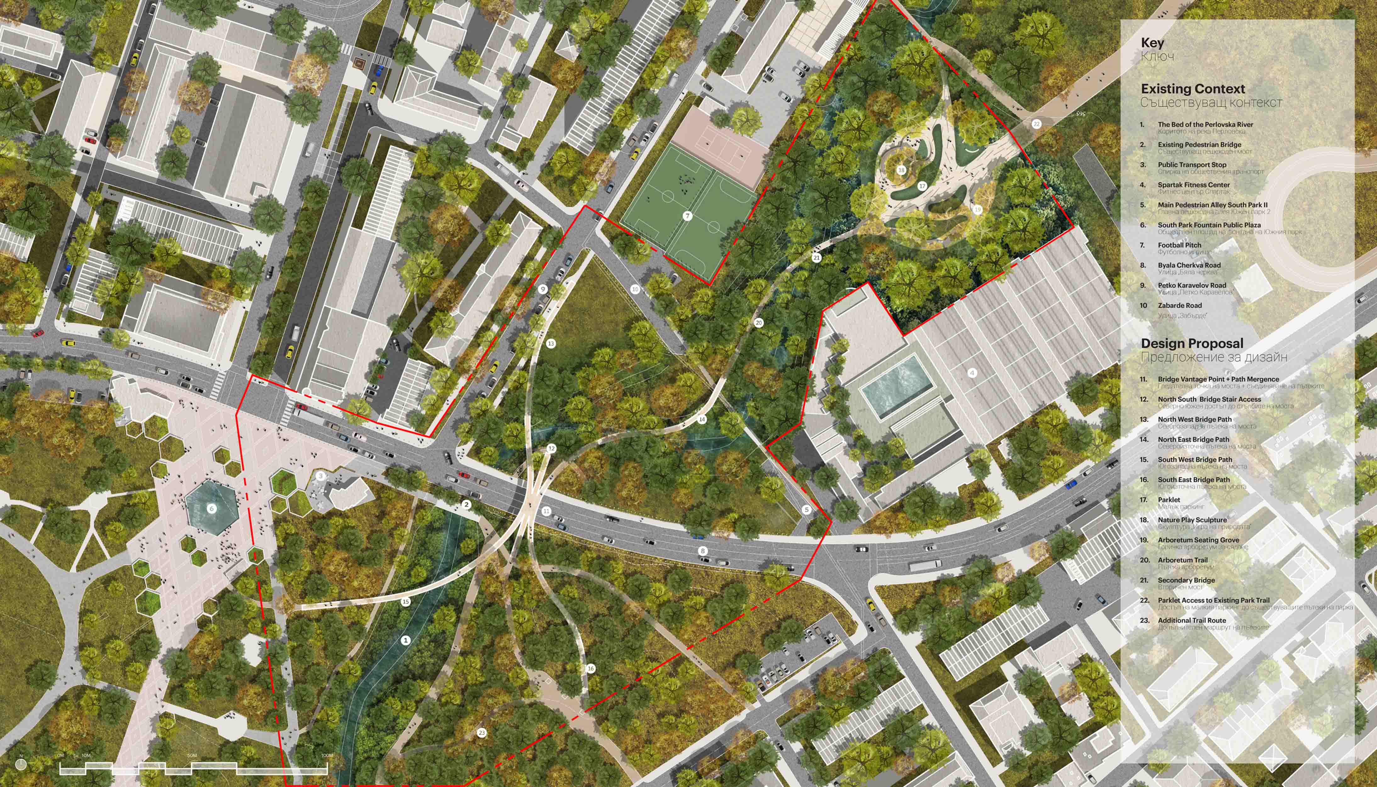 Sofia Bridge Site Plan