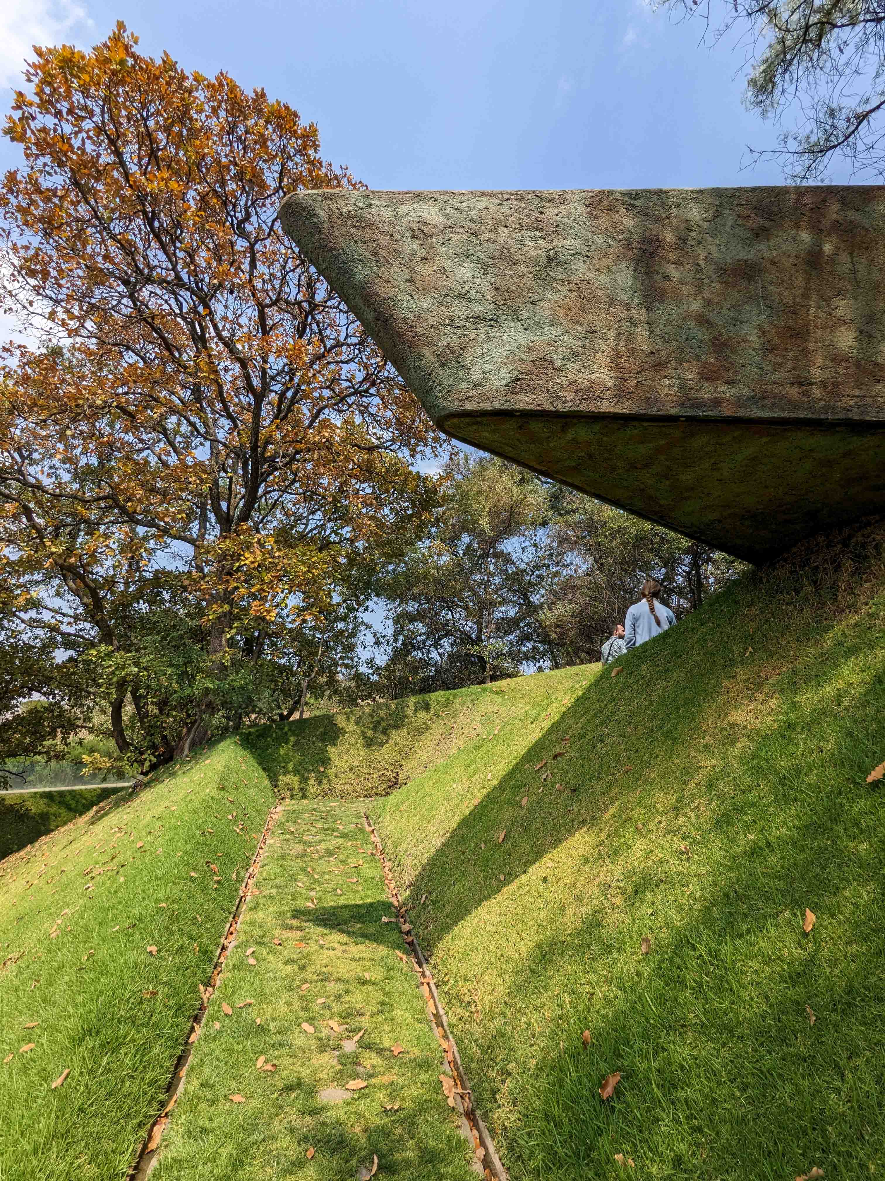 Landscape architecture at Parque Quetzalcoatl