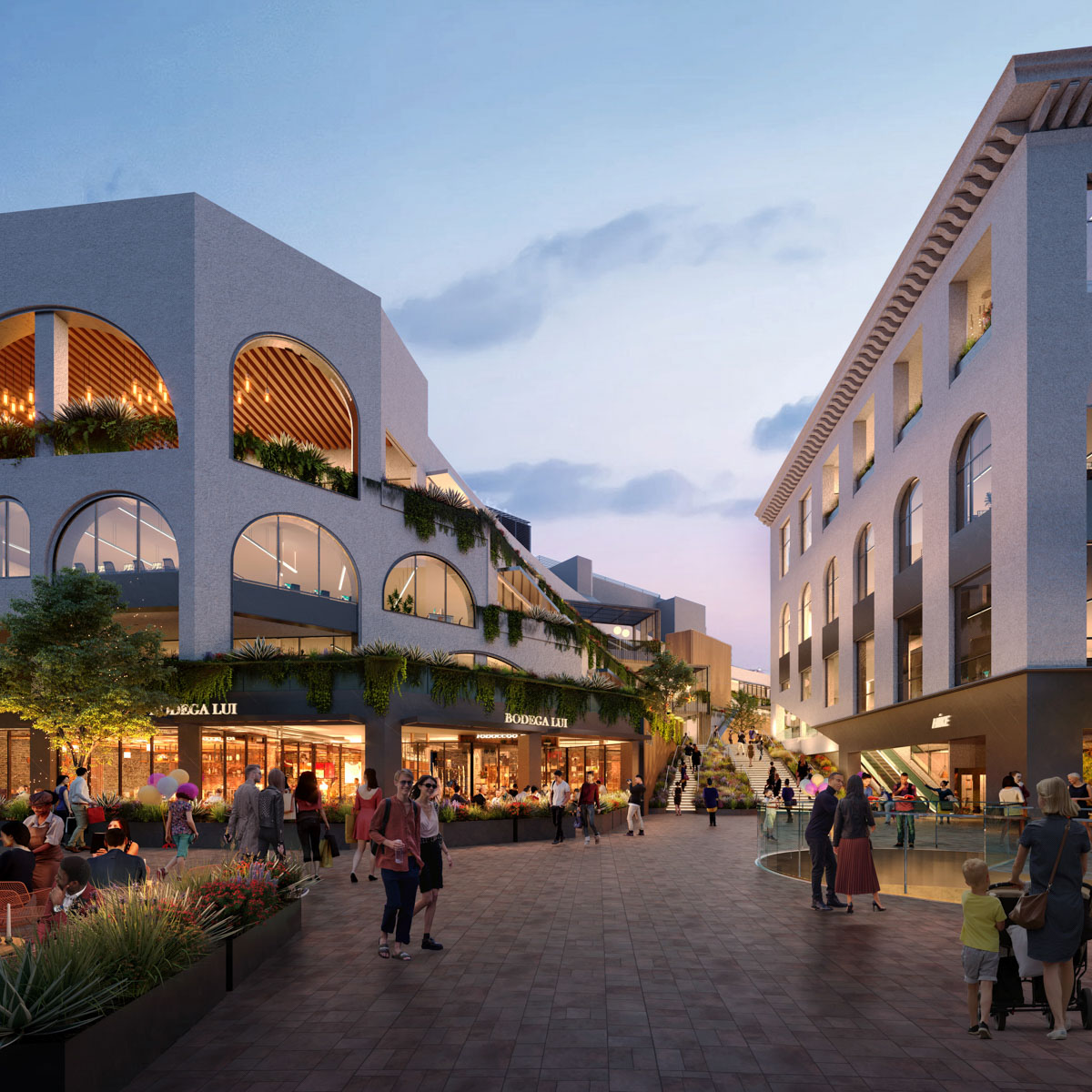 Rendering of Horton Plaza