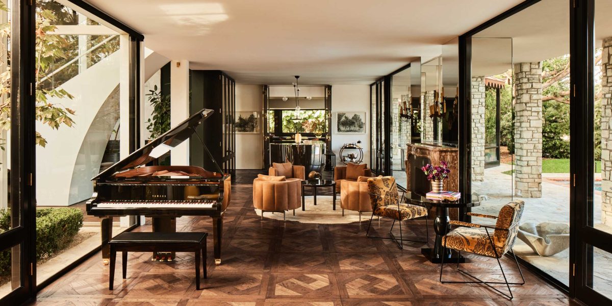 Woolf Residence - Bel Air, Los Angeles, CA - Hollywood Regency style - RIOS