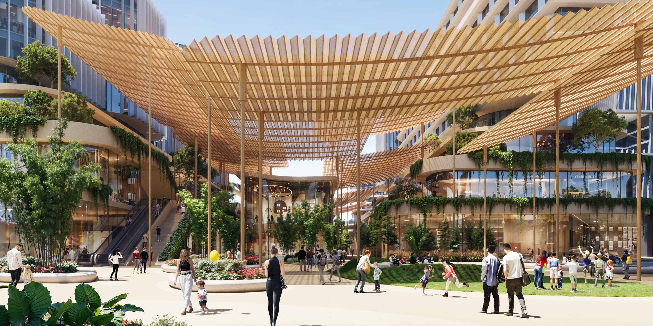 Crystal Design Center-RIOS-Thailand-Bangkok-Architecture-Concept-Design-Landscape-Canopy-Sustainability-Shade-Climate